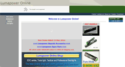 Desktop Screenshot of lumapower.com